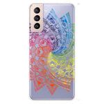 Lightweight Mandala Pattern Printing Soft TPU Phone Case Cover Back Protective Shell for Samsung Galaxy S22 5G