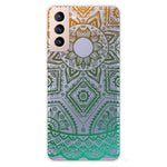 Lightweight Mandala Pattern Printing Soft TPU Phone Case Cover Back Protective Shell for Samsung Galaxy S22 5G