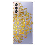 Lightweight Mandala Pattern Printing Soft TPU Phone Case Cover Back Protective Shell for Samsung Galaxy S22 5G
