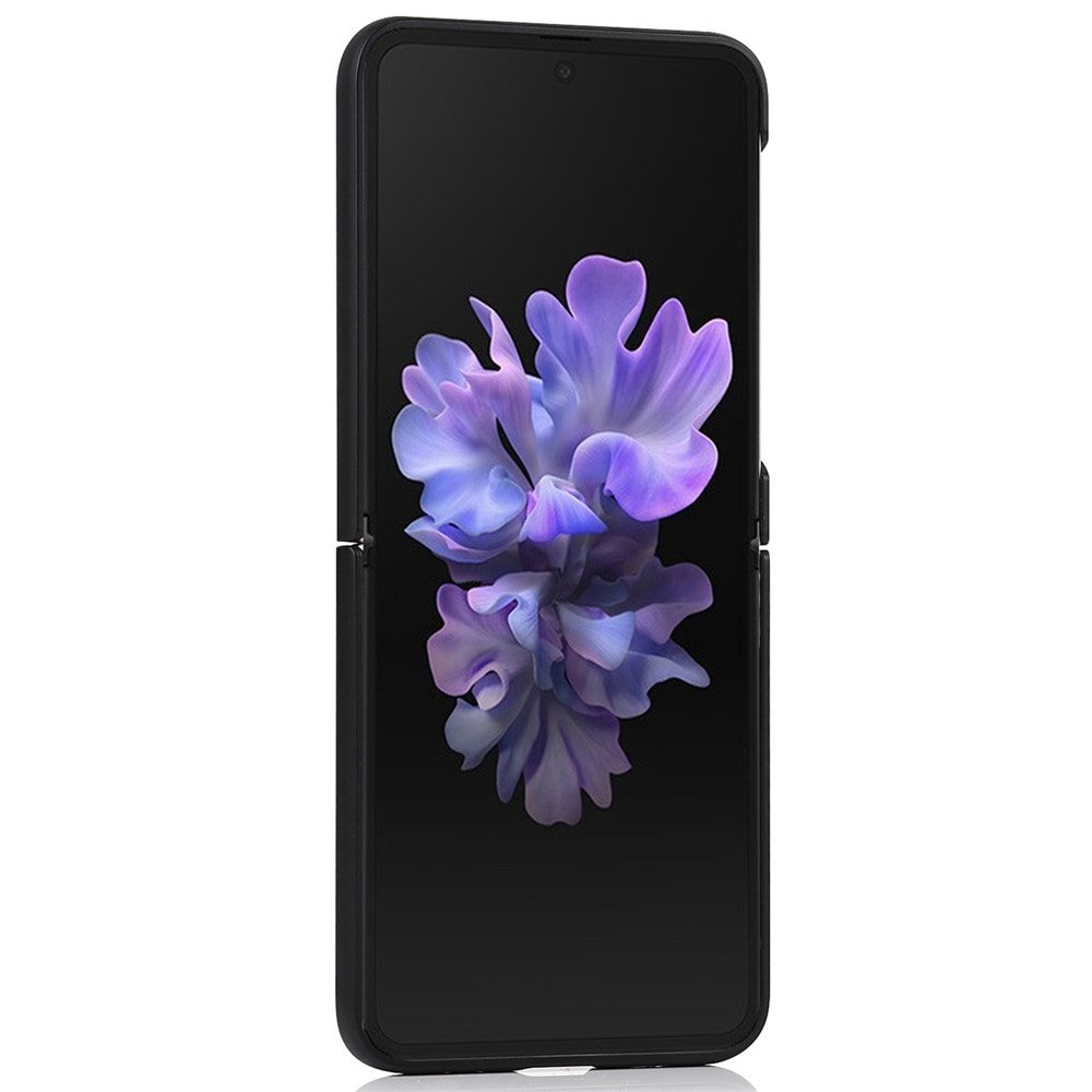 Mat finish hård PC-flip telefoncoverbeskytter med støttefod til Samsung Galaxy Z Flip3 5G