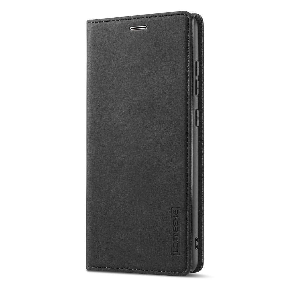 LC.IMEEKE Stærkt Magnetisk Auto-lukkende PU Læder + TPU Stativ Tegnebog Telefoncover Telefonetui til Samsung Galaxy A53 5G