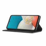 LC.IMEEKE Stærkt Magnetisk Auto-lukkende PU Læder + TPU Stativ Tegnebog Telefoncover Telefonetui til Samsung Galaxy A53 5G