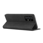 LC.IMEEKE Stærkt Magnetisk Auto-lukkende PU Læder + TPU Stativ Tegnebog Telefoncover Telefonetui til Samsung Galaxy A53 5G