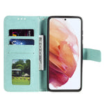 Imprinted Mandala Flower Stand Wallet Function PU Leather Phone Folio Flip Cover Case with Strap for Samsung Galaxy A73 5G