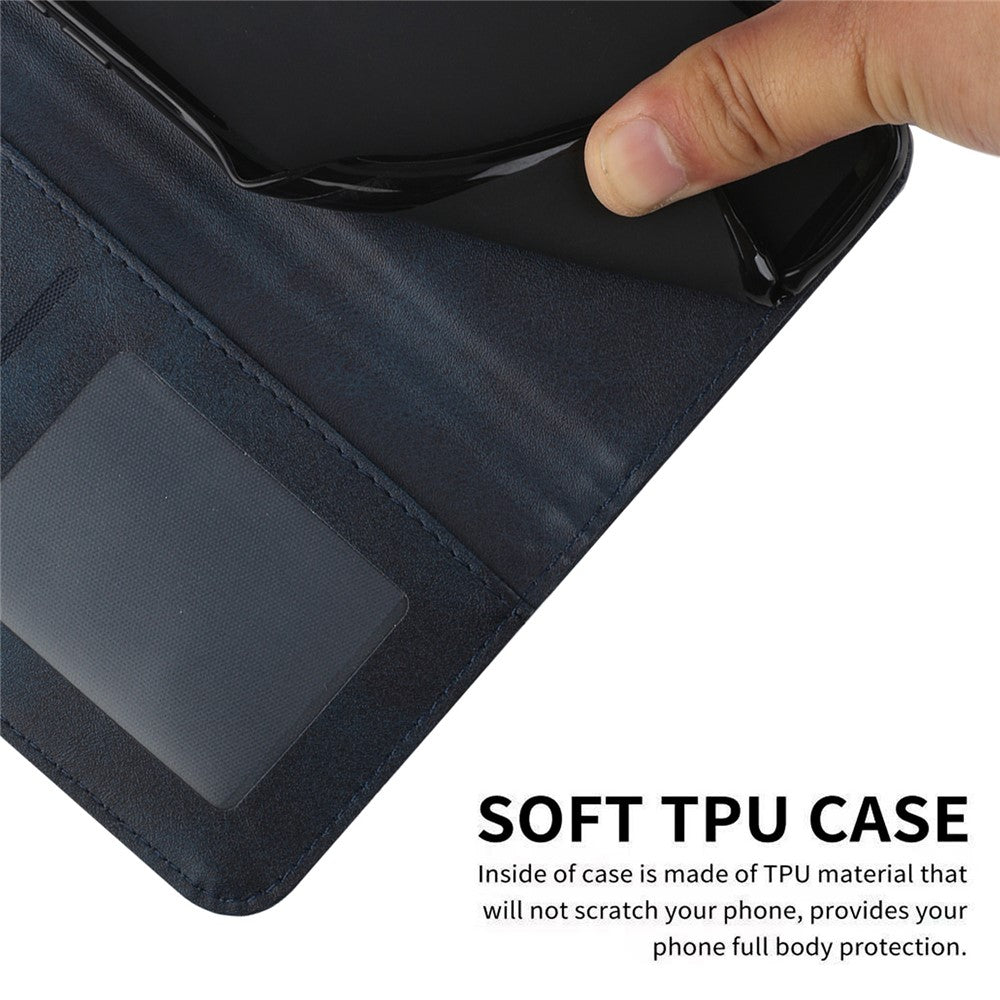 Stitching PU Leather Stand Wallet Phone Case Dual-sided Magnetic Clasp Cover for Samsung Galaxy A53 5G