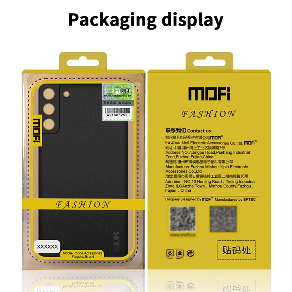 MOFI Shield Matte Series Hard PC Anti-Fingerprint Drop Protective Phone Case for Samsung Galaxy S21 4G/5G