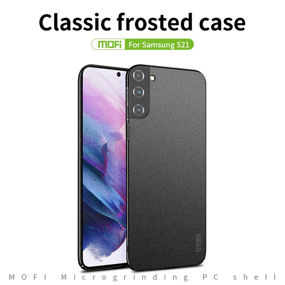 MOFI Shield Matte Series Hard PC Anti-Fingerprint Drop Protective Phone Case for Samsung Galaxy S21 4G/5G