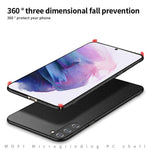MOFI Shield Matte Series Hard PC Anti-Fingerprint Drop Protective Phone Case for Samsung Galaxy S21 4G/5G