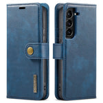 DG.MING For Samsung Galaxy S22 5G Detachable 2-in-1 Split Leather Full Protection Shell Wallet Cover TPU Inner Phone Case
