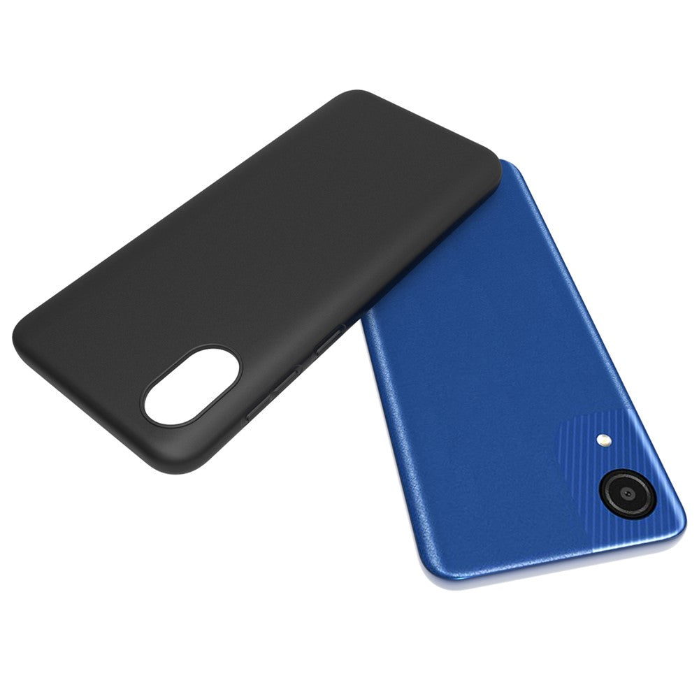 10Pcs/Pack Double-sided Matte Finish Anti-scratch Mobile Phone Case TPU Cover for Samsung Galaxy A03 Core