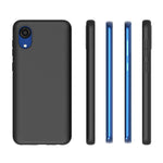10Pcs/Pack Double-sided Matte Finish Anti-scratch Mobile Phone Case TPU Cover for Samsung Galaxy A03 Core