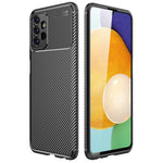 For Samsung Galaxy A13 4G Carbon Fiber Texture Well-protected Slim Light TPU Phone Case Shell