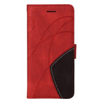 For Samsung Galaxy A53 5G Leather Case Wallet Stand Color Splicing Phone Cover