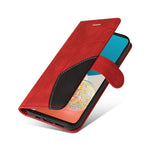 For Samsung Galaxy A53 5G Leather Case Wallet Stand Color Splicing Phone Cover