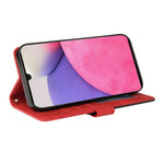 For Samsung Galaxy A33 5G Leather Case Wallet Stand Color Splicing Phone Cover