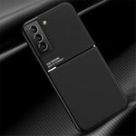 Støvtæt og stødsikkert mobilcover i TPU + PU-læder til Samsung Galaxy S22 Ultra 5G