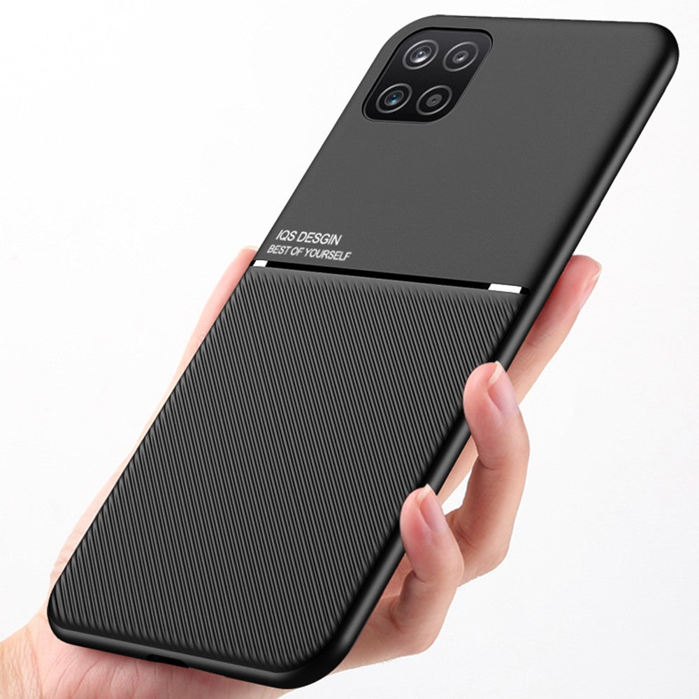 Shockproof Phone Case TPU + PU Leather Coated Anti-fall Protective Cover for Samsung Galaxy A22 5G (EU Version)