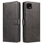 Textured Well-protected PU Leather + Soft TPU Phone Cover Dual-sided Magnetic Clasp Stand Case with Wallet for Samsung Galaxy A22 5G (EU Version)