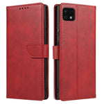 Textured Well-protected PU Leather + Soft TPU Phone Cover Dual-sided Magnetic Clasp Stand Case with Wallet for Samsung Galaxy A22 5G (EU Version)