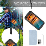 R-JUST for Samsung Galaxy S22+ 5G Waterproof Drop-Proof Case Kickstand Back Cover with Tempered Glass