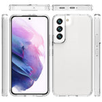 TPU Soft Edge Acrylic Hard Bottom Anti-Fingerprint Drop Protection Cover for Samsung Galaxy S22 5G