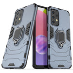 Anti-ridse Blødt TPU Hårdt PC Beskyttende Telefoncover med Ringholder Støttefod til Samsung Galaxy A33 5G