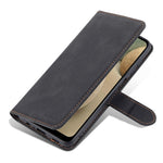 AZNS Full Protection Leather Case Scratch-proof Wallet Stand Phone Cover for Samsung Galaxy A22 4G (EU Version)