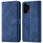 AZNS Magnetic Clasp Leather Case Drop-proof Fully Wrapped Wallet Stand Phone Cover for Samsung Galaxy A32 4G (EU Version)