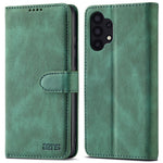 AZNS Magnetic Clasp Leather Case Drop-proof Fully Wrapped Wallet Stand Phone Cover for Samsung Galaxy A32 4G (EU Version)