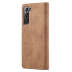 CASEME 013-serien TPU-fodral Plånboksfodral med stativdesign Lätt, självabsorberande PU-läderfodral för Samsung Galaxy S22+ 5G