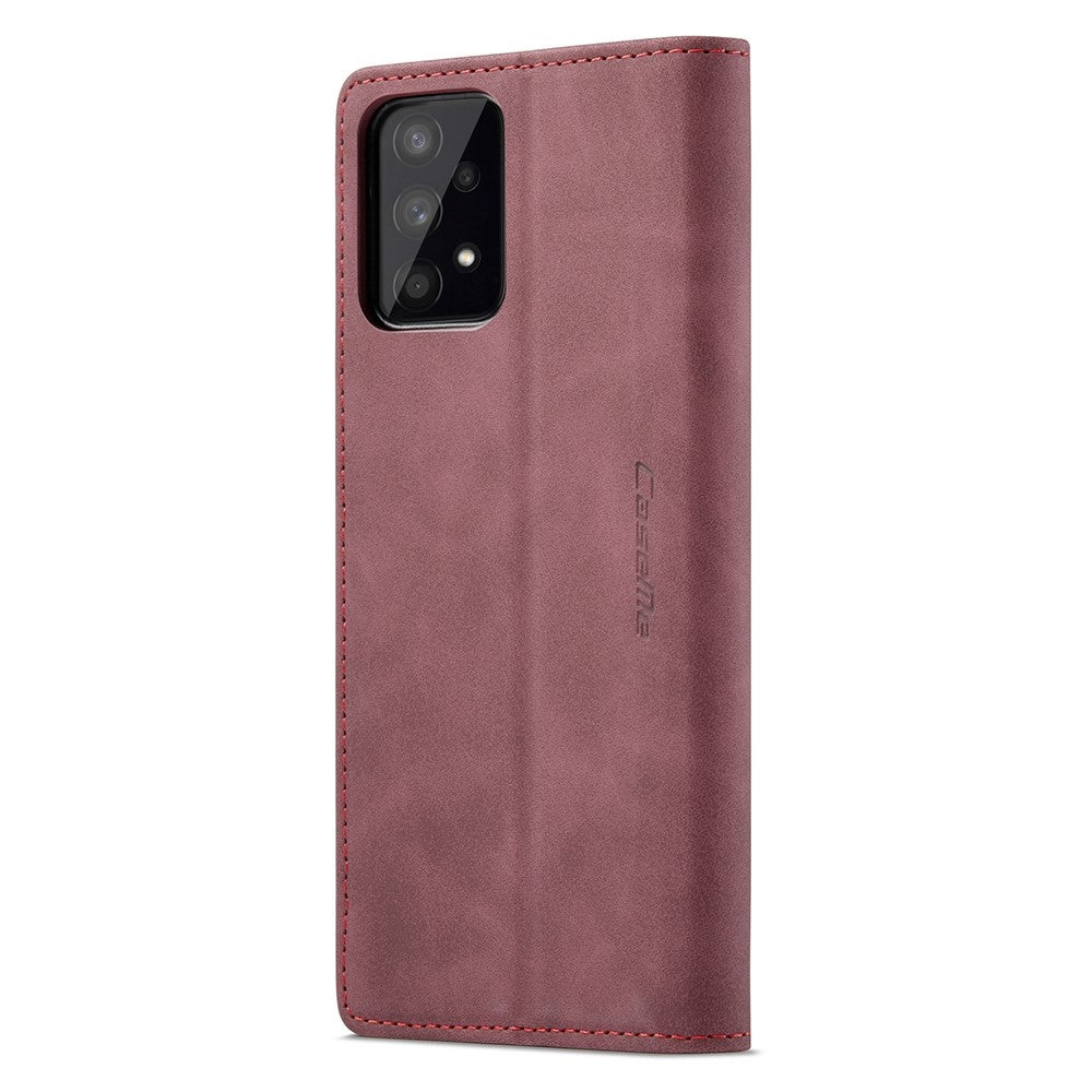 CASEME 013 Series PU-læder Folio Telefonetui Pung Stativdesign Letvægts Selvabsorberende Telefoncover til Samsung Galaxy A53 5G