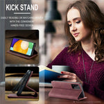 CASEME 013 Series PU-læder Folio Telefonetui Pung Stativdesign Letvægts Selvabsorberende Telefoncover til Samsung Galaxy A53 5G