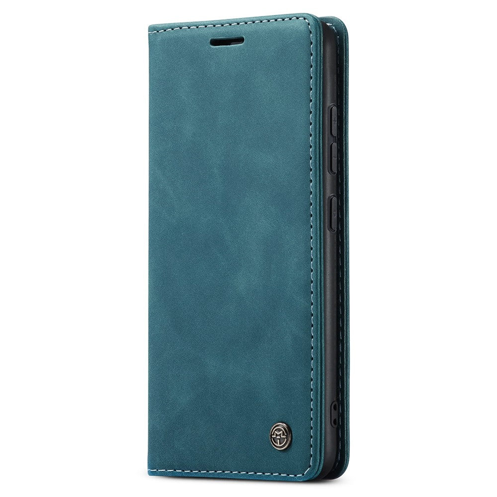 CASEME 013-serien för Samsung Galaxy S22 5G PU-läder plånboksfodral med stativ, magnetiskt absorberande korthållare