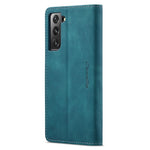 CASEME 013-serien för Samsung Galaxy S22 5G PU-läder plånboksfodral med stativ, magnetiskt absorberande korthållare