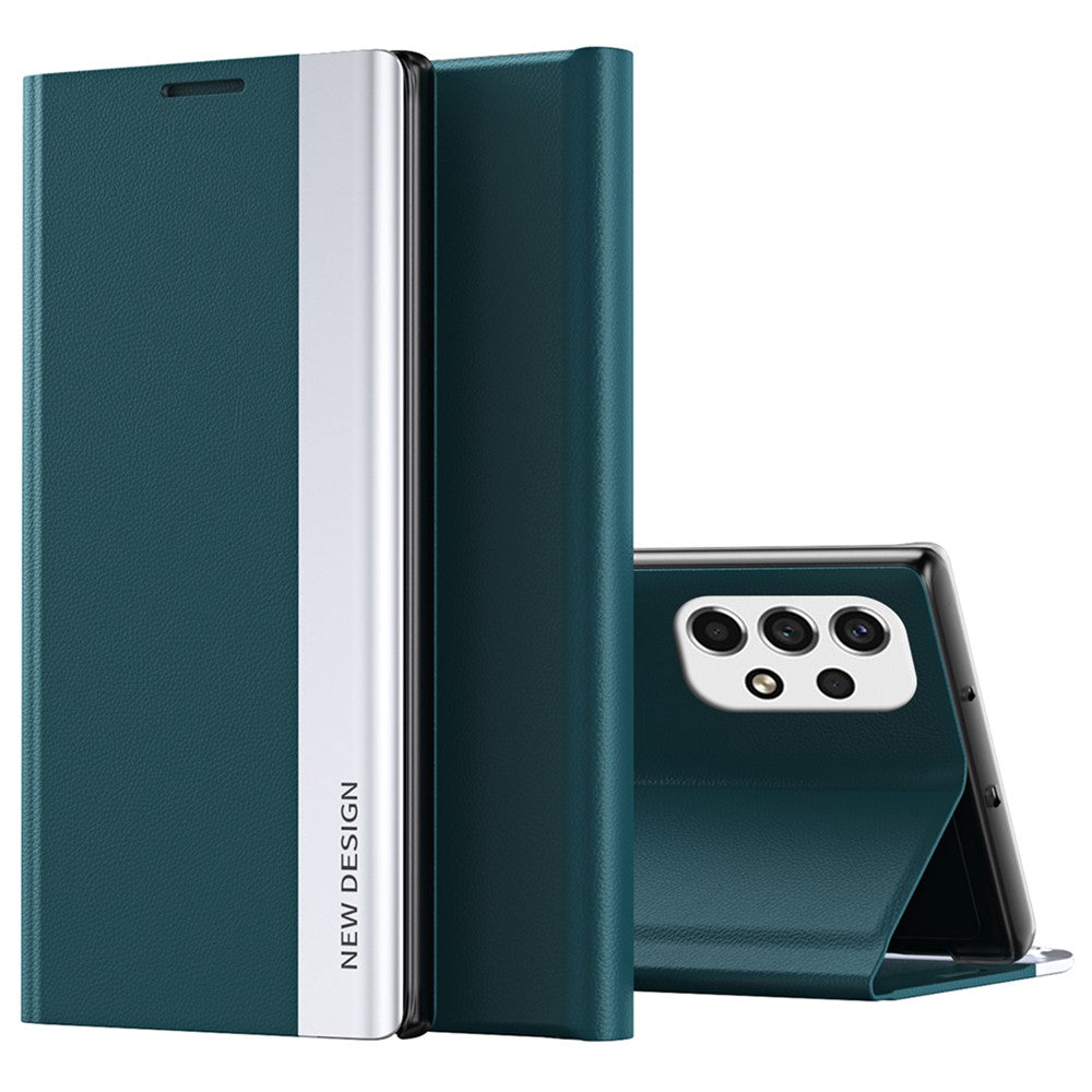 PU Leather Stand Folio Flip Phone Case for Samsung Galaxy A33 5G