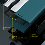 PU Leather Stand Folio Flip Phone Case for Samsung Galaxy A33 5G