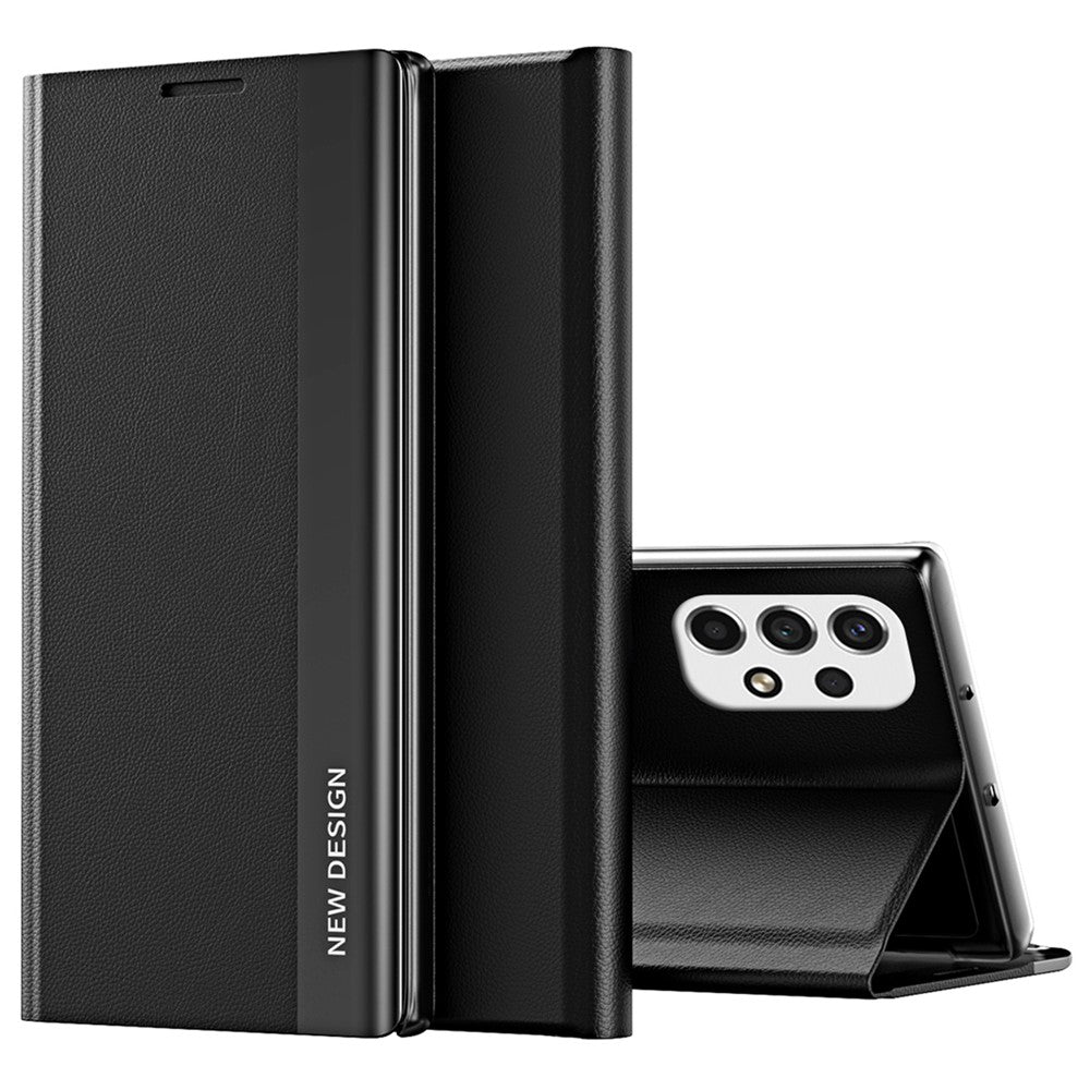 PU Leather Stand Folio Flip Phone Case for Samsung Galaxy A33 5G