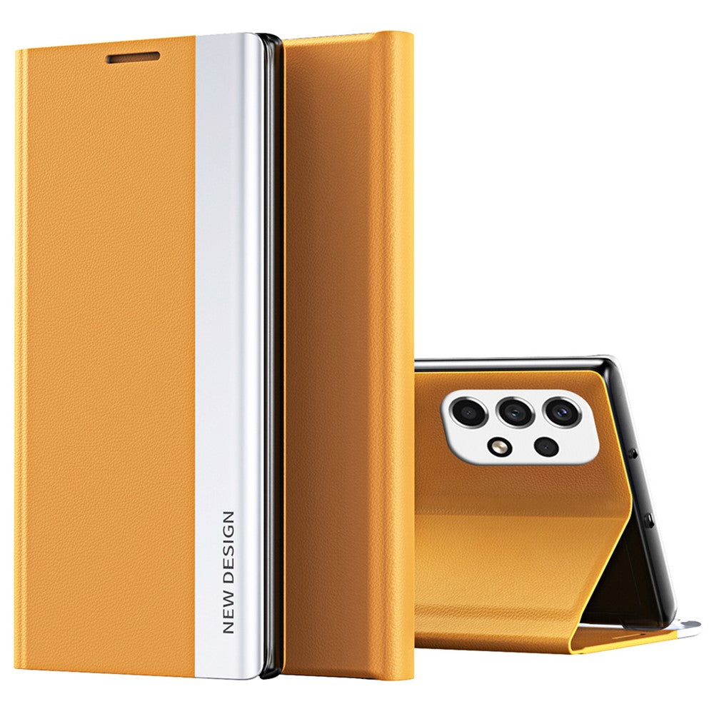 PU Leather Stand Folio Flip Phone Case for Samsung Galaxy A33 5G