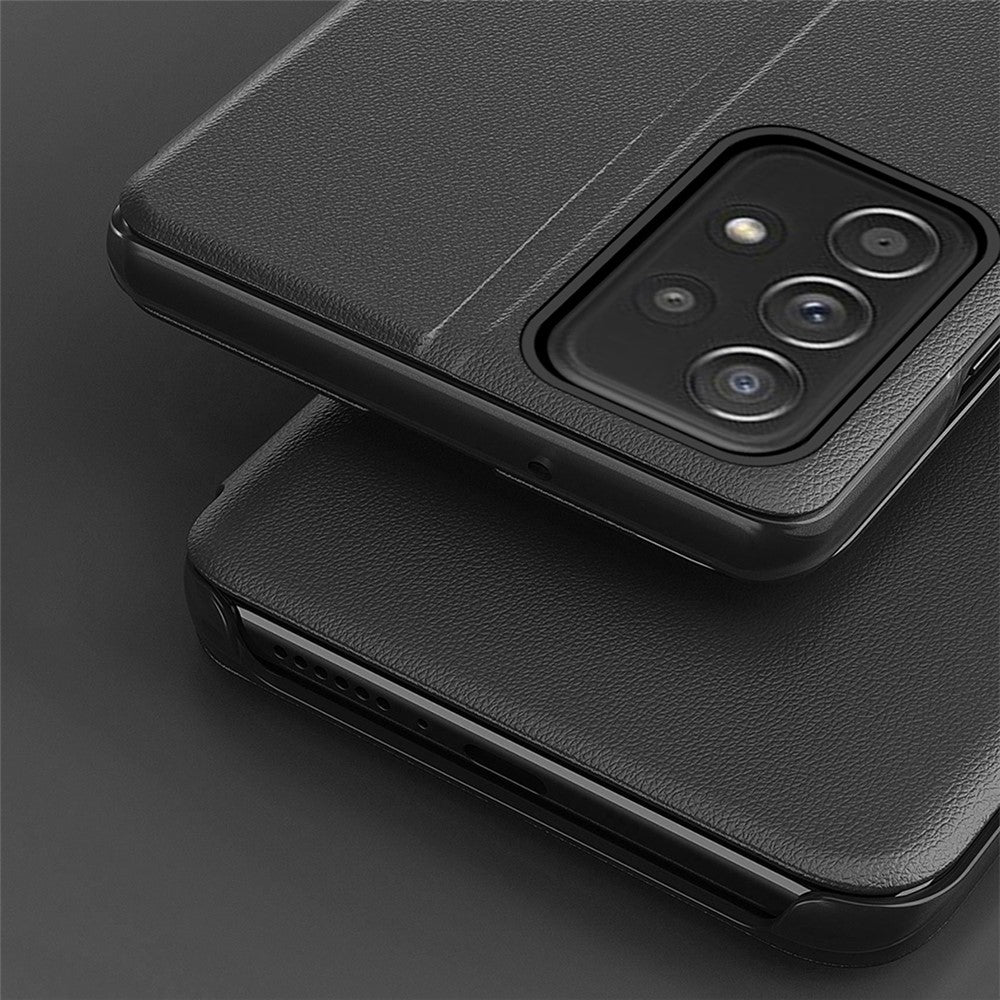 Case View Window PU Leather Stand Cover for Samsung Galaxy A33 5G