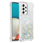 LE1 Series Glittering Sequins Quicksand TPU Cover Shell Stødsikkert Telefonbeskyttelsescover til Samsung Galaxy A53 5G