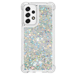 LE1 Series Glittering Sequins Quicksand TPU Cover Shell Stødsikkert Telefonbeskyttelsescover til Samsung Galaxy A53 5G