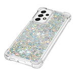 LE1 Series Glittering Sequins Quicksand TPU Cover Shell Stødsikkert Telefonbeskyttelsescover til Samsung Galaxy A53 5G