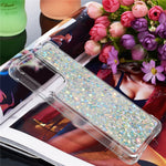 LE1 Series Glittering Sequins Quicksand TPU Cover Shell Stødsikkert Telefonbeskyttelsescover til Samsung Galaxy A53 5G