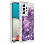 LE1 Series Glittering Sequins Quicksand TPU Cover Shell Stødsikkert Telefonbeskyttelsescover til Samsung Galaxy A53 5G