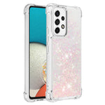 LE1 Series Glittering Sequins Quicksand TPU Cover Shell Stødsikkert Telefonbeskyttelsescover til Samsung Galaxy A53 5G