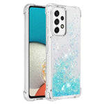 LE1 Series Glittering Sequins Quicksand TPU Cover Shell Stødsikkert Telefonbeskyttelsescover til Samsung Galaxy A53 5G