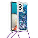 Til Samsung Galaxy A53 5G TPU-cover Quicksand-telefoncover med snor