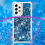Til Samsung Galaxy A53 5G TPU-cover Quicksand-telefoncover med snor