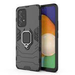 Ring Kickstand Hard PC + Blødt TPU Kraftigt Stødsikkert Beskyttelsescover til Samsung Galaxy A53 5G