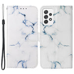 Mönstertryck PU-läder + TPU Magnetspänne mobilskal med Vikbart Stativ Plånbok för Samsung Galaxy A33 5G